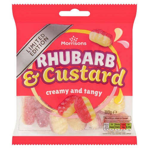 Morrisons Rhubarb Custard Sweets