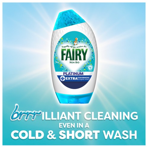 Fairy Platinum Non Bio Washing Gel 27 Washes
