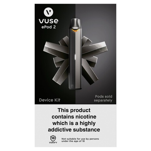 Vuse E Pod 2 Graphite Device Kit 