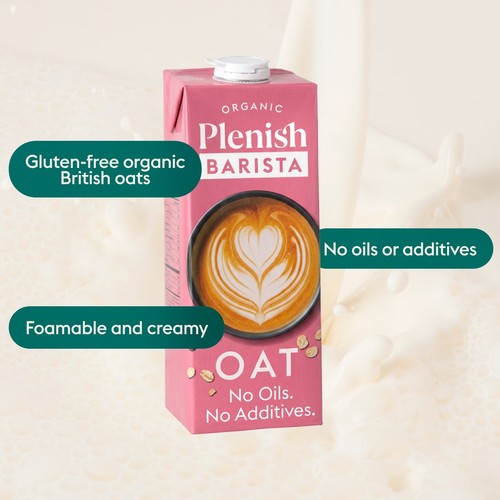 Plenish Organic Barista Oat Drink Chilled 1L