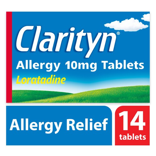 Clarityn Allergy Tablets 10mg Loratadine Allergy and Hayfever Relief