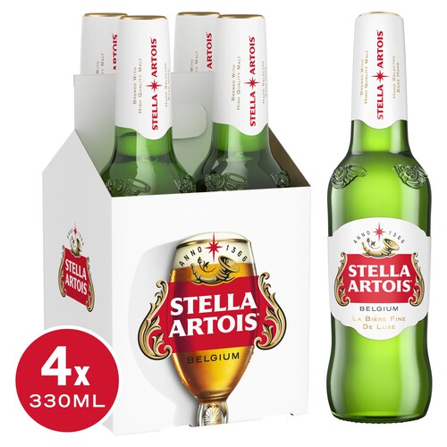 Stella Artois Premium Lager Bottles