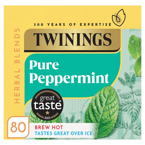 Twinings Peppermint Tea, 80 Tea Bags