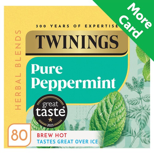 Twinings Peppermint Tea, 80 Tea Bags