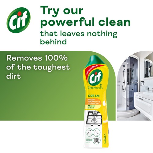 Cif Lemon Cream Cleaner 500ml