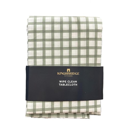 Kingsbridge Wipe Clean Gingham Tablecloth