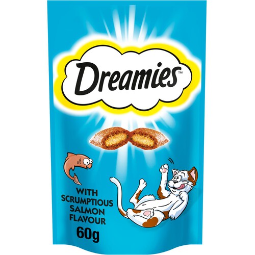 Dreamies Cat Treat Biscuits with Salmon Flavour 