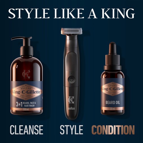 King C Gillette Beard Oil