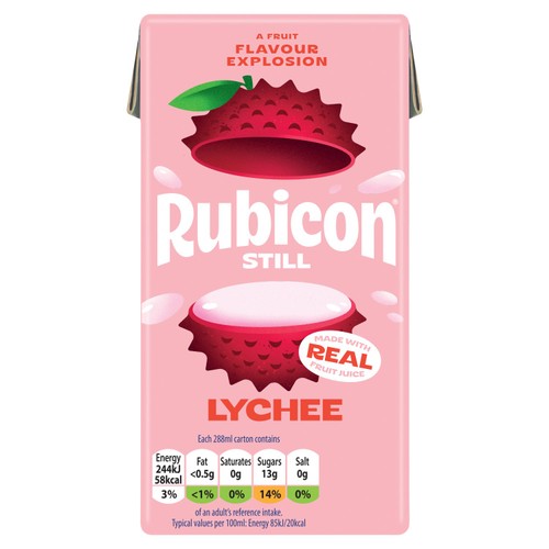 Rubicon Still Lychee Drink Carton 288ml
