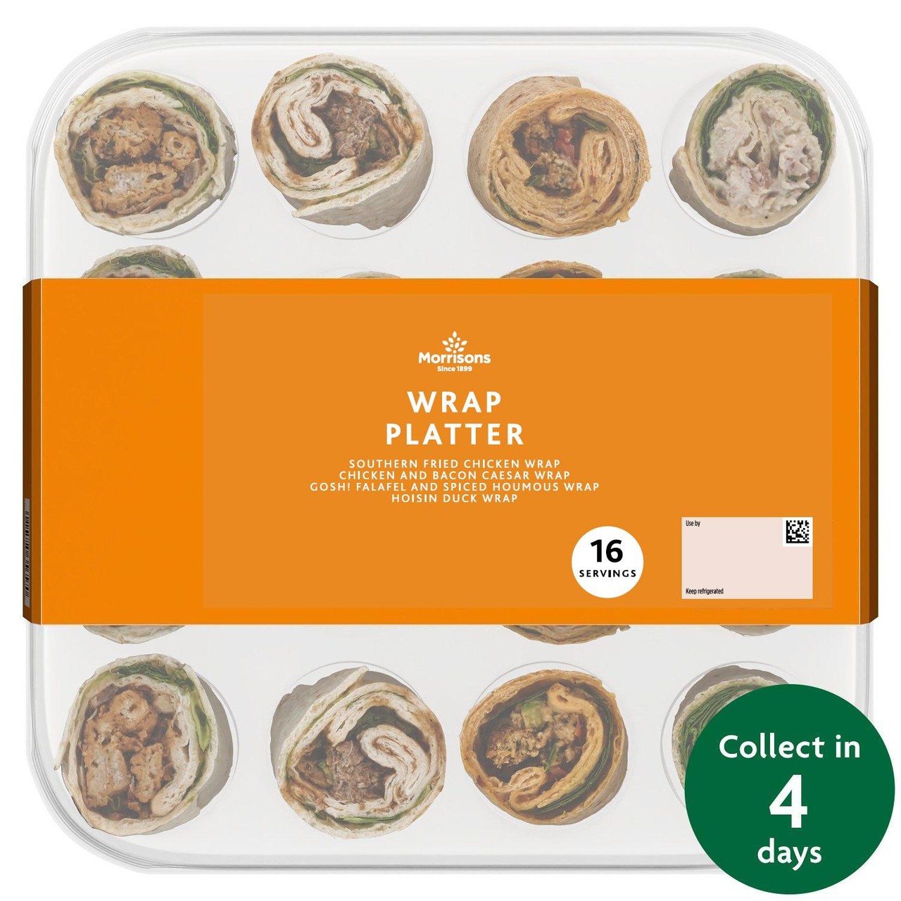 Wrap Platter (16 Pieces) - Eat On Same Day FTO