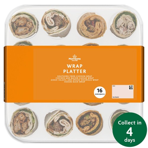 Wrap Platter (16 Pieces) - Eat On Same Day   FTO
