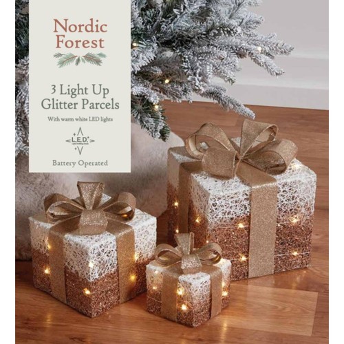 Morrisons 3 Lit Nordic Glow Parcels