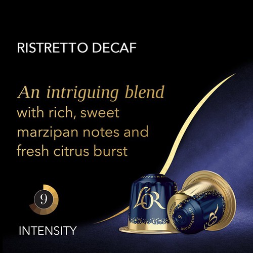 L'OR Espresso Ristretto Decaf Coffee Pods x10 Intensity 9