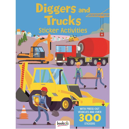 Diggers And Trucks Sticker Activities Book