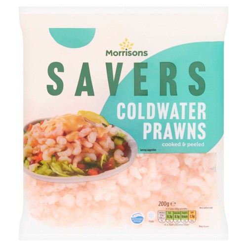 Morrisons savers frozen prawns