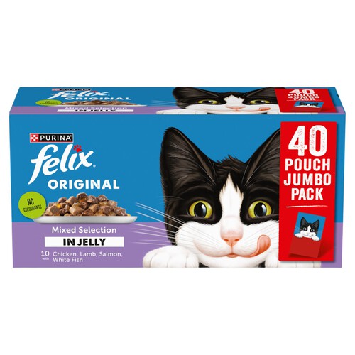 Felix Original Mixed Selection In Jelly Wet Cat Food