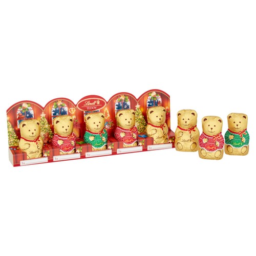 Lindt Milk Chocolate Teddy Bears 5x10g