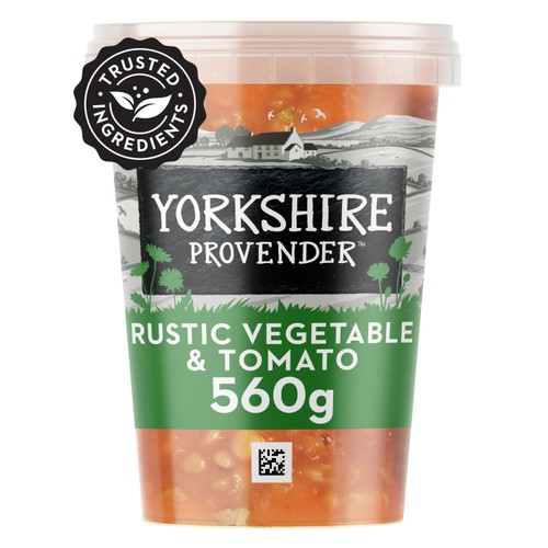 Yorkshire Provender Rustic Vegetable Broth With Kale, Lentils & Quinoa 600G