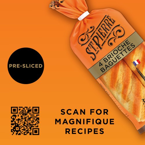 St Pierre 4 Brioche Baguettes