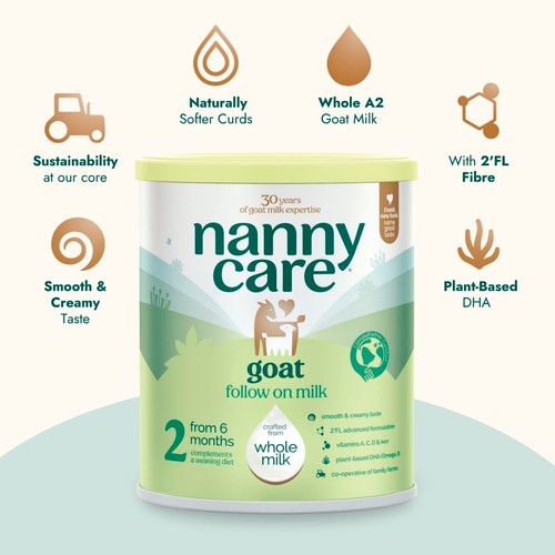 Nanny Care Stage 2 Follow On Milk Goat Milk 6 Months+ 800g