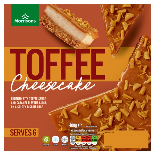 Morrisons toffee cheesecake