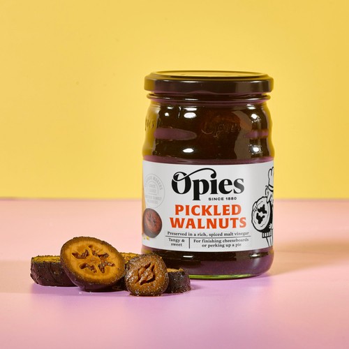 Opies Pickled Walnuts In Malt Vinegar (390g)