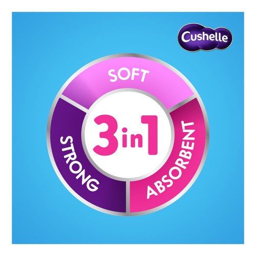 Cushelle Original Toilet Roll 24 Standard Rolls