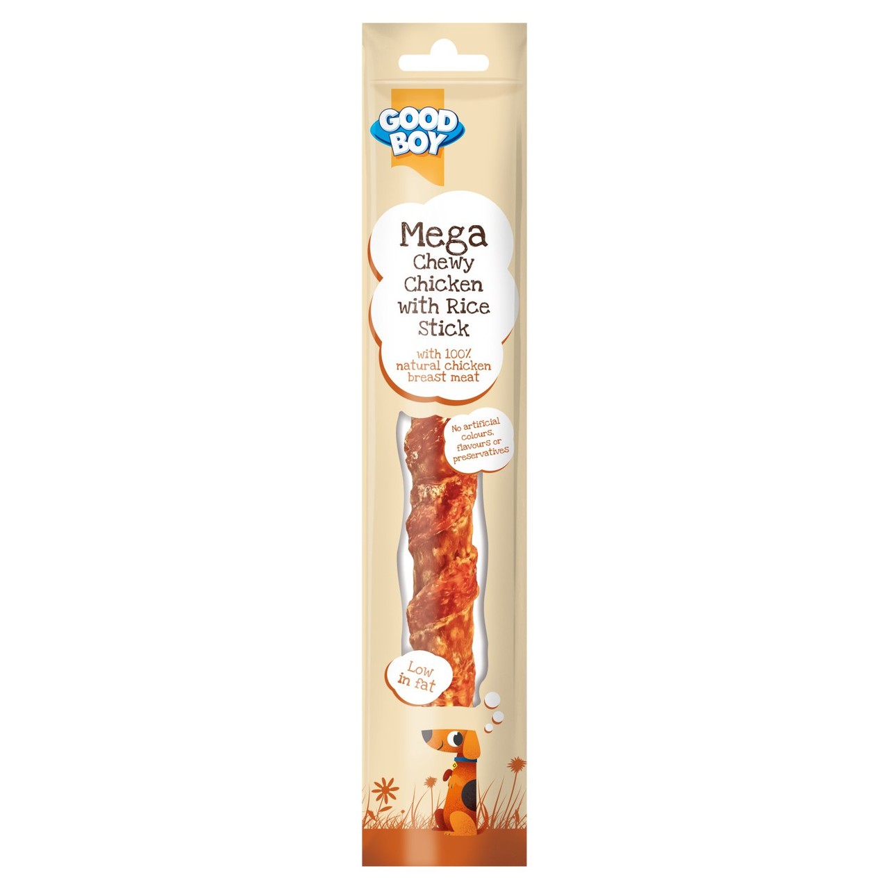 Good Boy Mega Chewy Chicken with Rice Stick 90g