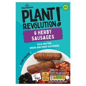 Morrisons Plant Revolution 6 Chorizo-Style Sausages 280g