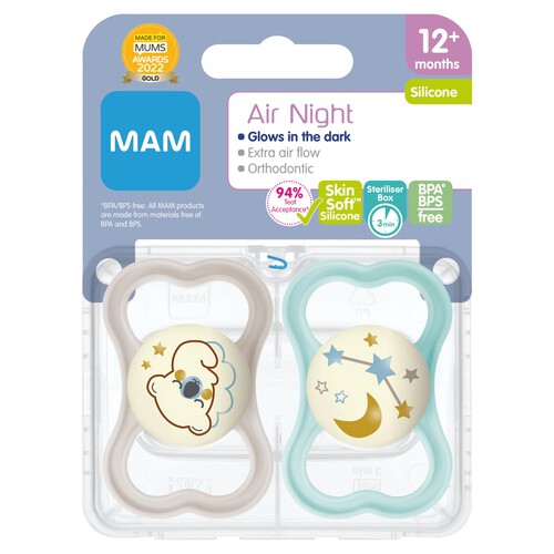 MAM Air Night 12+ Months Soothers 