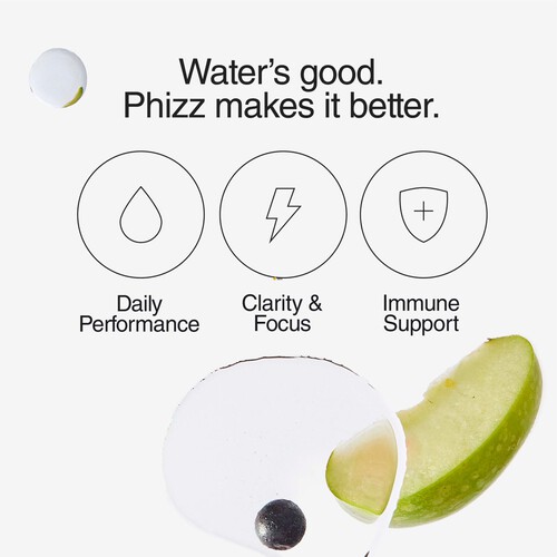 Phizz Apple & Blackcurrant 3-In-1 Effervescent 20 Tablets