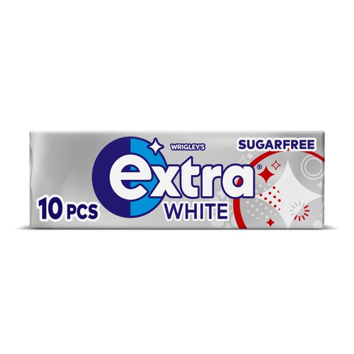 Wrigley's Extra Ice White Sugarfree Gum with Microgranules 10 Pieces