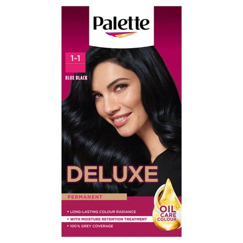 Schwarzkopf Palette Deluxe 1-1 Blue Black Permanent Hair Dye