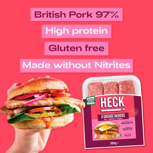 Heck Pork Sausage Rashers 