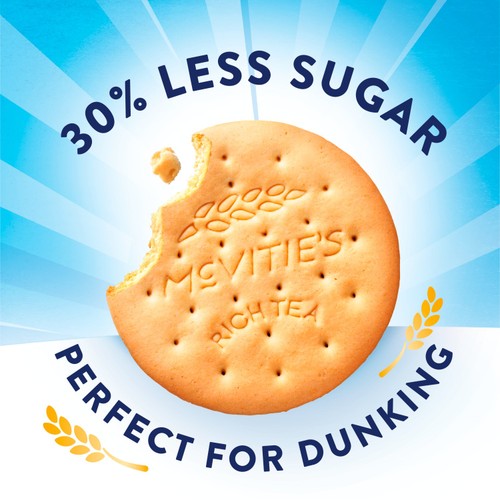 McVitie's Rich Tea The Light One Biscuits