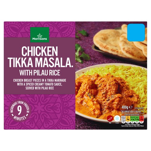 Morrisons Chicken Tikka Masala With Rice 