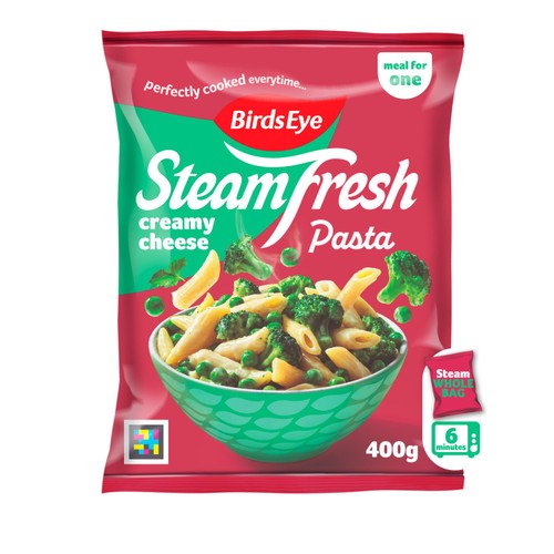 Birds Eye Steamfresh Creamy Cheese Vegetable Pasta Meal For 1