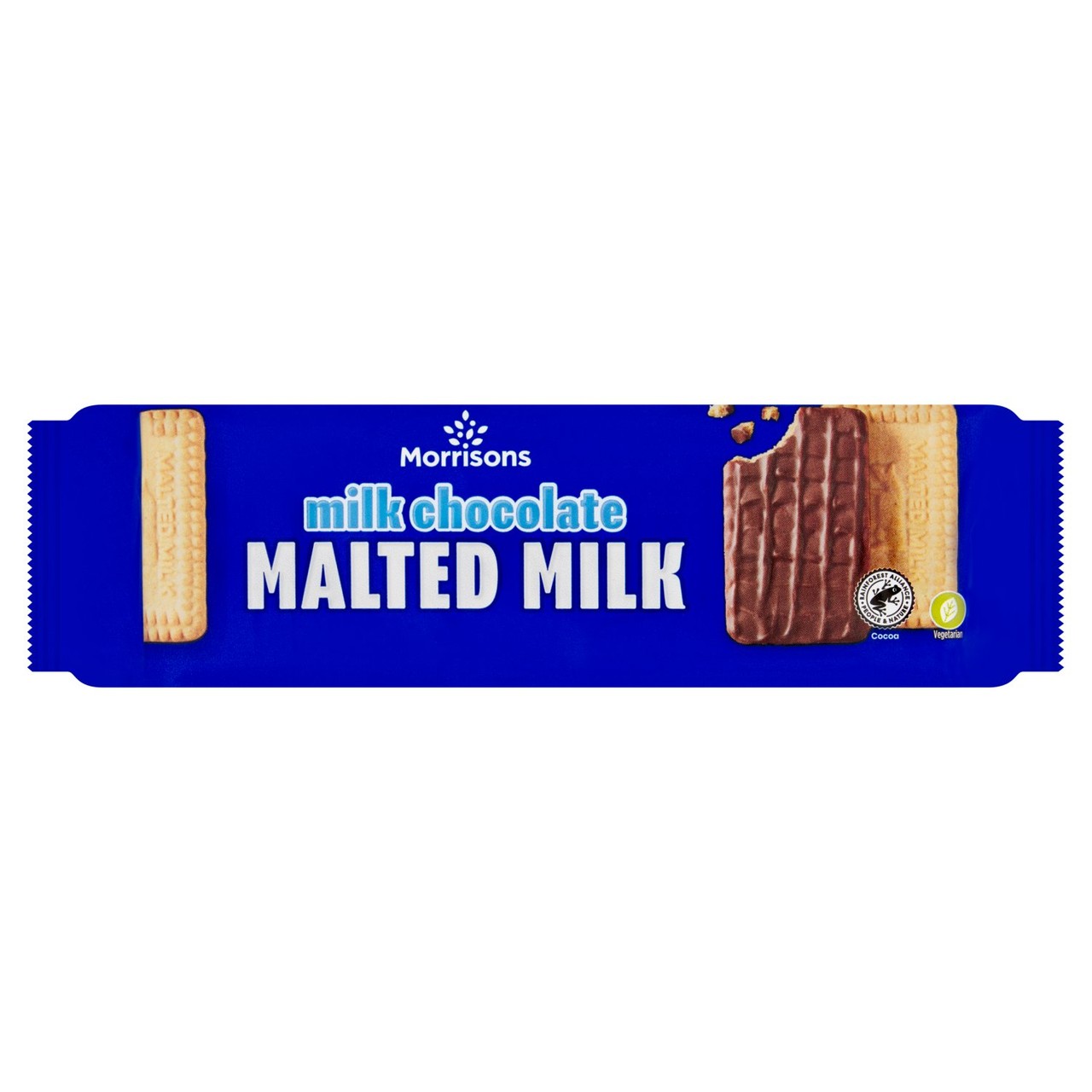 Morrisons Milk Chocolate Malted Milk Biscuits 250g
