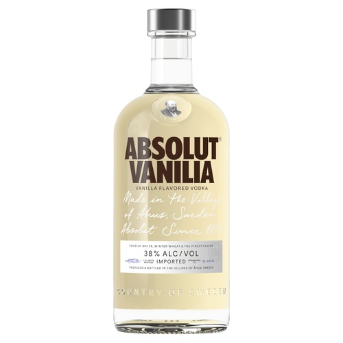 Absolut Vanilia Vanilla Flavoured Swedish Vodka 70CL