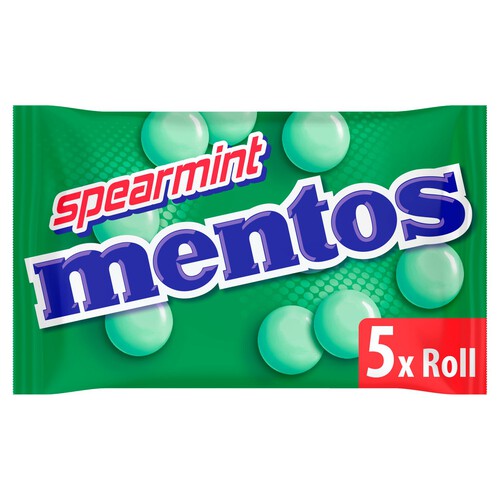 Mentos Chewy Dragees Spearmint Rolls