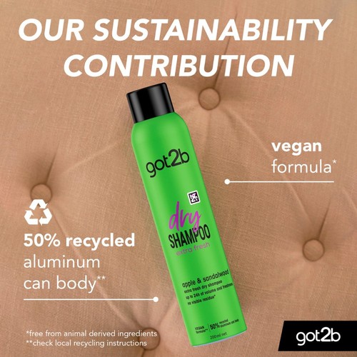 got2b Dry Shampoo Extra Fresh Scent Instant Refresh 200ml