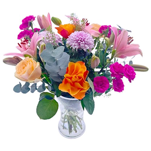 Morrisons The Best Romantic Rose And Lily Flower Bouquet