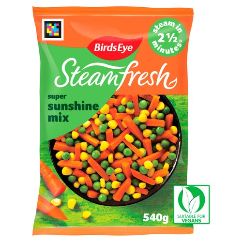 Birds Eye Steamfresh Super Sunshine Mix 4 Steam Bags 540g
