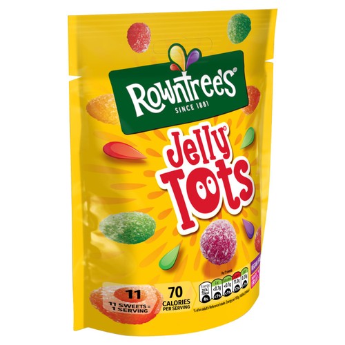 Rowntree's Jelly Tots Sweets Sharing Pouch Vegan 150g