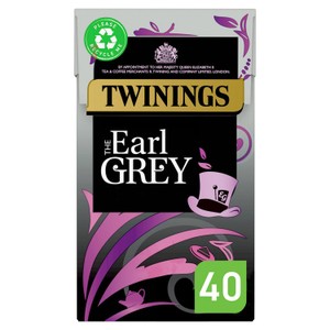 Twinings Decaffeinated Earl Grey Tea 40 Tea Bags