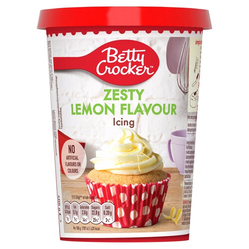 Betty Crocker Zesty Lemon Icing 