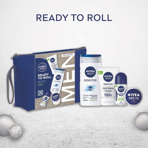 NIVEA MEN Ready To Roll Wash Kit Giftpack