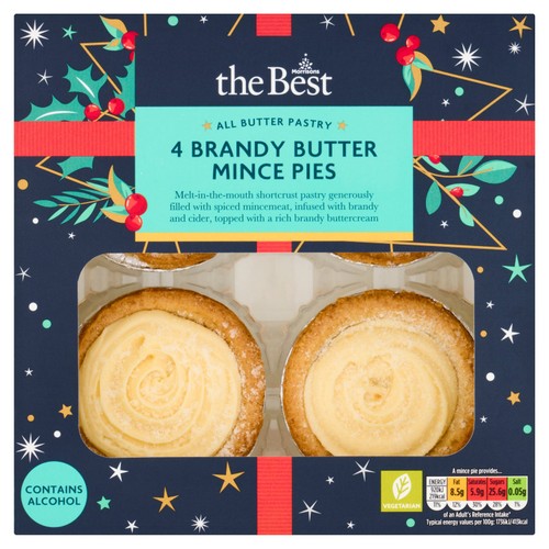 Morrisons The Best Brandy Butter Mince Pies 6 Pack