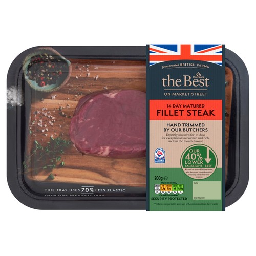 Morrisons British The Best British Fillet Reduced Carbon 200g