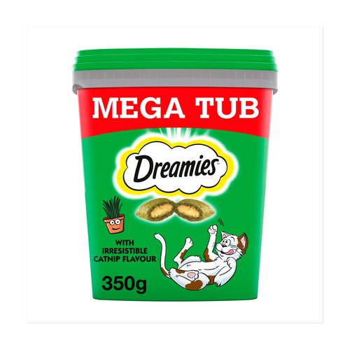 Dreamies Cat Treats With Catnip Flavour Mega Tub 